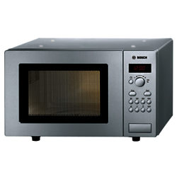 Bosch HMT75M451B Microwave Oven, Brushed Steel
